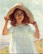 Metcalf, Willard Leroy Child in Sunlight USA oil painting reproduction